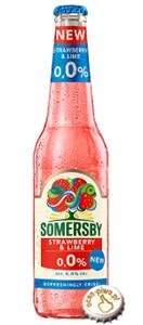 Piwo Somersby Strawberry&Lime 0% 0,4l bu