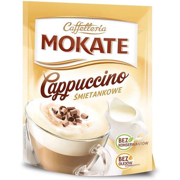 MOKATE cappuccino śmietankowe 110g/10/