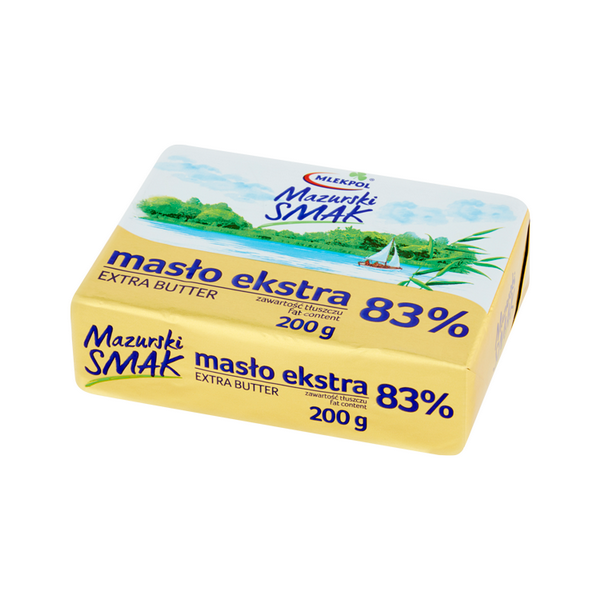 Mlekpol Masło Mazurski Smak 83%200g/8/