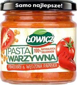 Łowicz pasta warzywna soczewica 180g/8