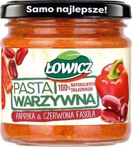 Łowicz pasta warzywna papryk fas 180g/8