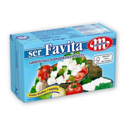 Mlekovita Favita ser tłusty/nieb/18%