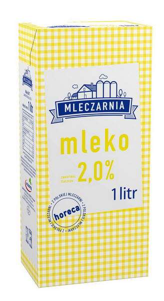 Mlekpol Mleko UHT Mleczarnia 2%1l/12