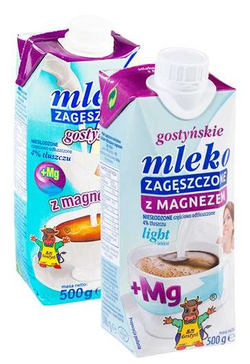Gostyń Mleko Zagęsz.LIGHT/magnez 500g/12