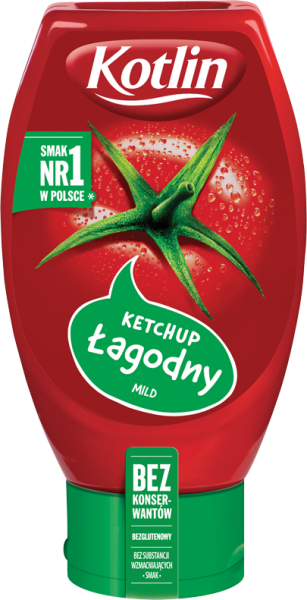 Kotlin ketchup łagodny 450g/10