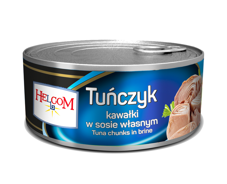 Helcom tuńczyk w kawałku w s/wł.170g/48/