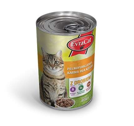 Evra Cat Karma d/kota 415g drób /12