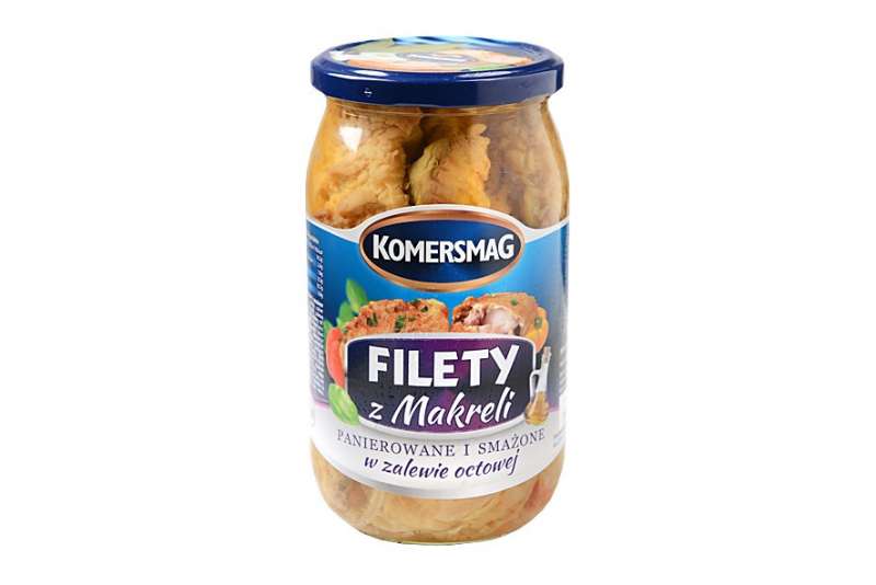 KOMERSMAG Filet z makreli opiek. 800g/6