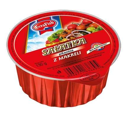 Evra Fish Sałatka pik.z makr. 130g/12