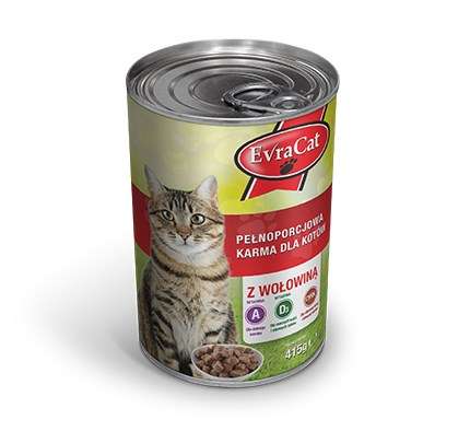 Evra Cat Karma d/kota 415g wołowina /12