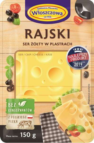 Włoszczowa Ser Rajski dziu.plastr150g/10