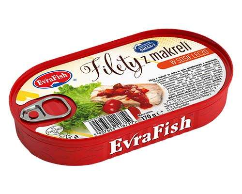 @Evra Fish Filet z makre.w sosie lecz170
