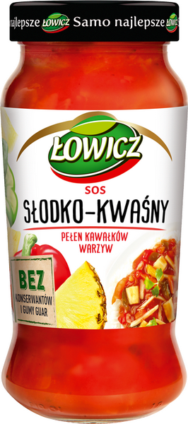 Łowicz Sos słodko-kwaśny 500g/6