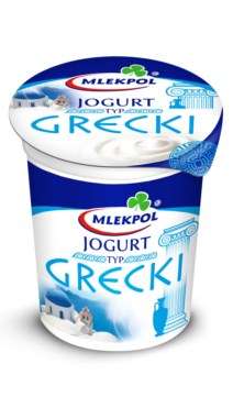 Mlekpol Jogurt Naturalny Grecki 350g/12