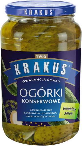 Krakus Ogórki konserwowe 920g