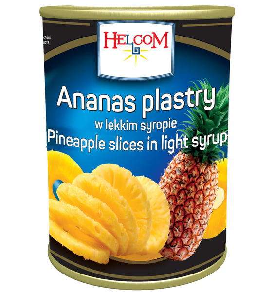 Helcom ananas  plastry 580ml /24/