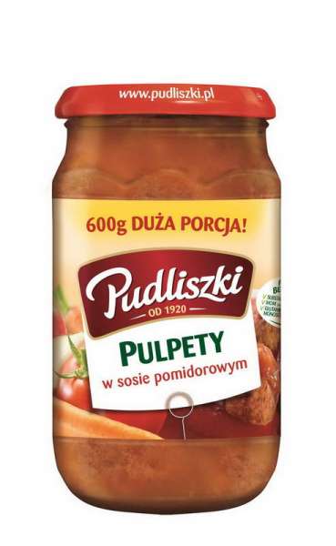 Pudliszki Pulpety w sosie pomid.600g/8