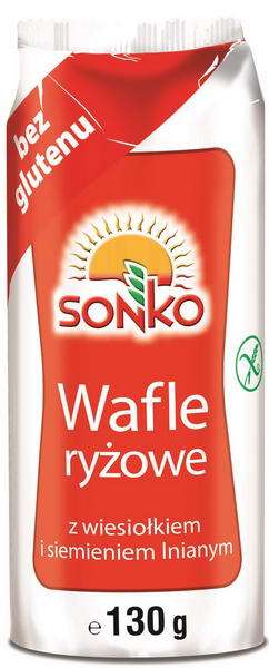 Sonko wafle ryżow z wiesi.s/lni 130g/16