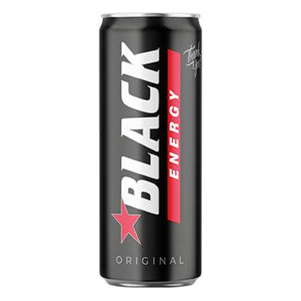 FOODCARE Black 0,25l Energy Drink /24/