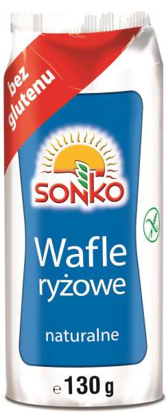 Sonko wafle ryżowe naturalne 130g /16szt