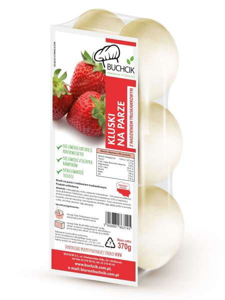 Buchcik Kluski na parze trusk.370g/10