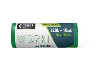 CONI worki na śmieci 120L zielone A10