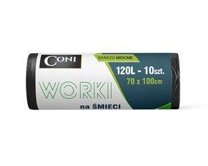CONI worki na śmieci 120L czarne A10