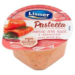 LISNER Pasta z mintaja a'la łosoś 80g /6