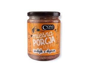 CONI Mięsna porcja indyk z dynią 480g