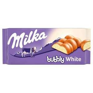 Milka Czekolada 90g bubbly white/15