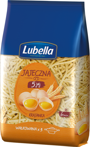 Lubella Makaron 400g krajanka 5-jaj/12