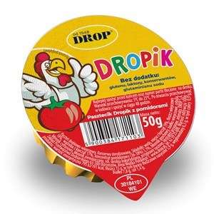 DROP Pasztet dropik pomidor 50g/kubek/30