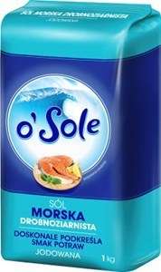 O Sole sól morska drobnoziarnista 1kg/12