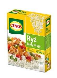 CENOS Ryż biały długi 4x100g/12/