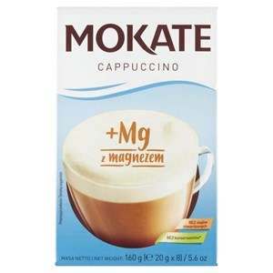 MOKATE cappucino z magnez.kart.20gx8