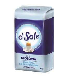 O Sole sól stołowa jodowana 1kg/10