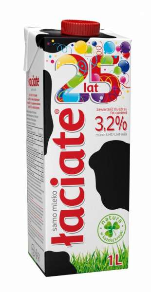 Mlekpol Mleko UHT Łaciate 3,2% 1l/12