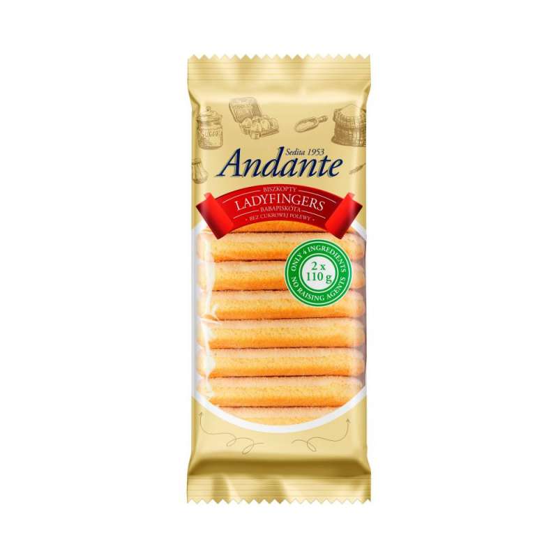 POLONIA Biszkopty Andante 220g /18