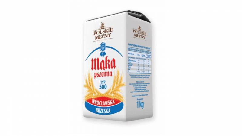 Mąka wrocławska typ 500 1kg/10/ Brzeg