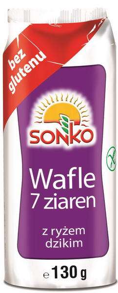 Sonko wafle ryżowe 7 ziar. dziki 130g/24