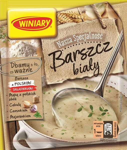 Winiary Zupa barszcz biały 66g/30