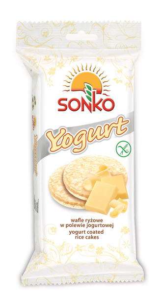 Sonko Wafle ryżowe w pol/jogurt.65g/24