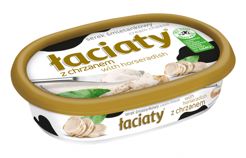 Mlekpol Serek Łaciaty chrzan 135g/12/