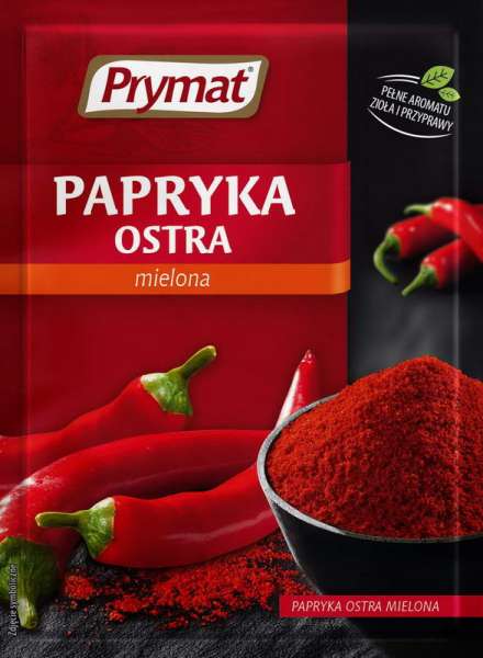 Prymat Papryka ostra mielona 20g/25