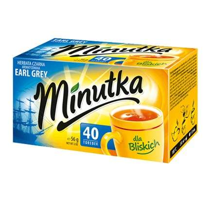 MOKATE Herbata Minutka Earl Grey 40/12