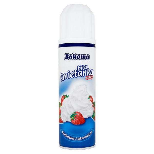 Bakoma Śmietana Spray naturalna 250ml/12
