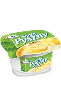 Mlekpol Serek Pyszny banan 140g/12