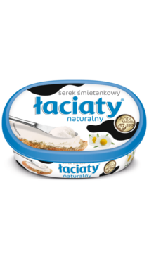 Mlekpol Serek Łaciaty naturalny 135g/12/