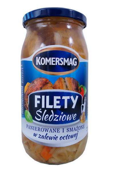 KOMERSMAG Filet śledz.opiek.SŁOIK 800g/6