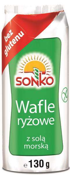 Sonko wafle ryżowe z solą 130g/24